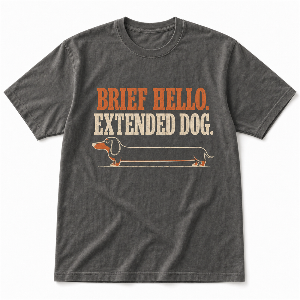 Brief Hello - Pepper T-shirt product view