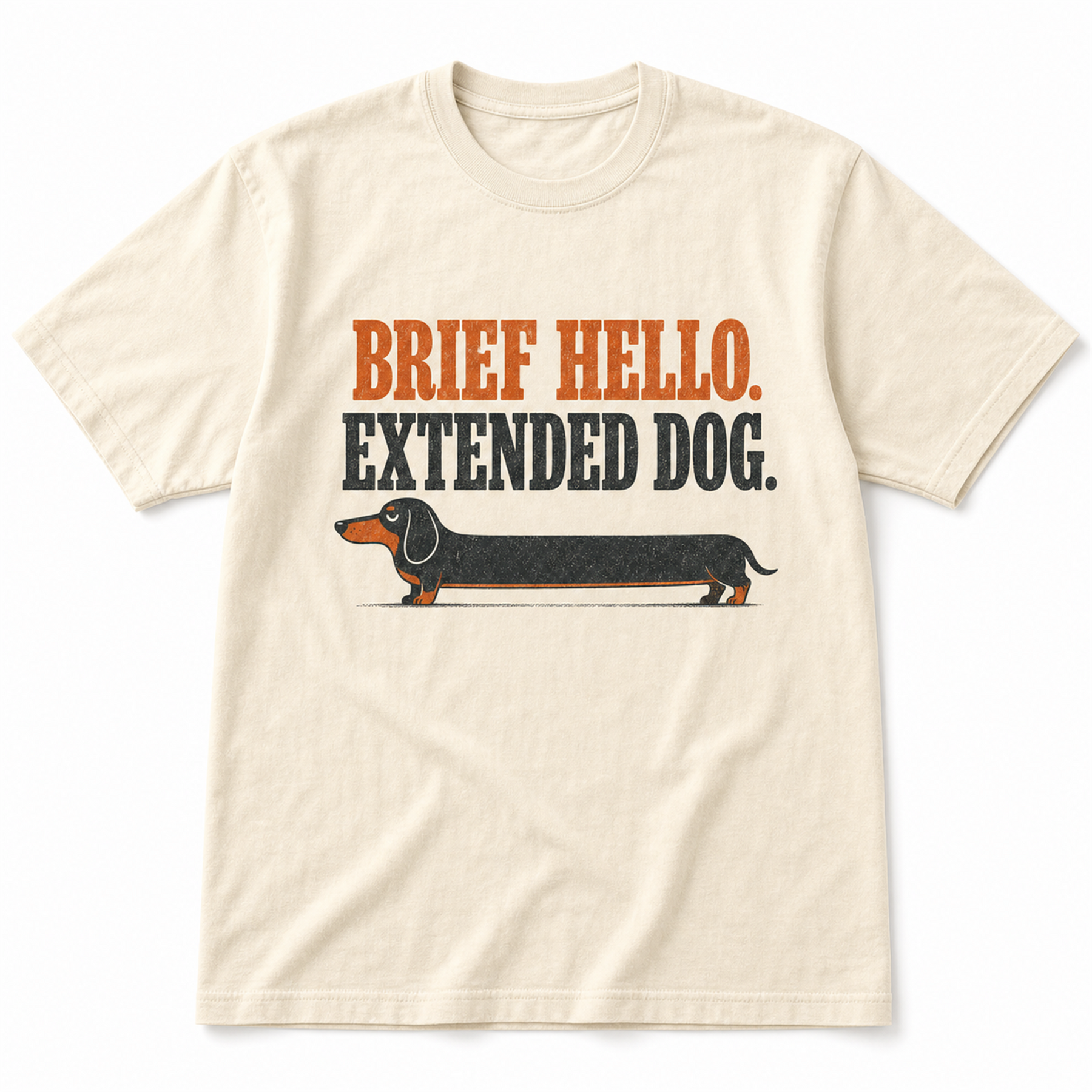 Brief Hello - Ivory T-shirt product view