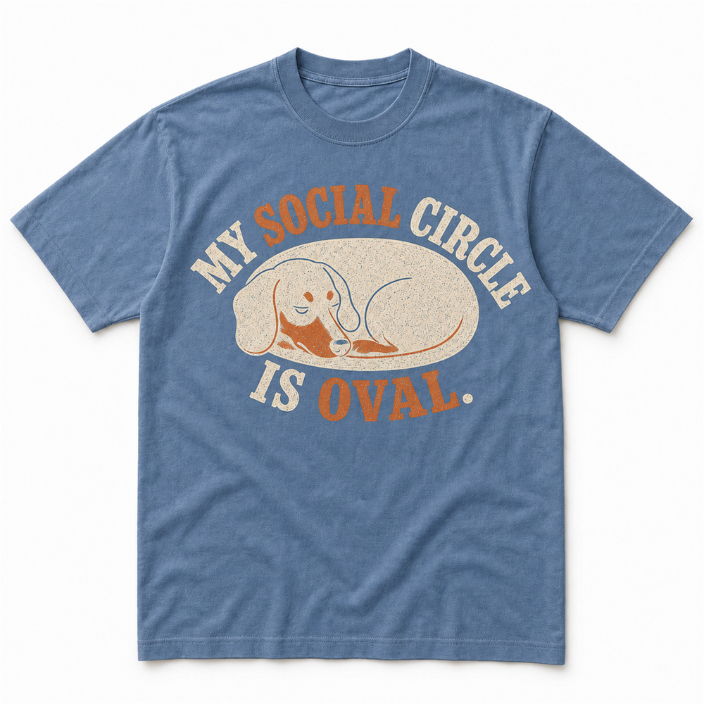 Social Circle - Blue Jean T-shirt product view