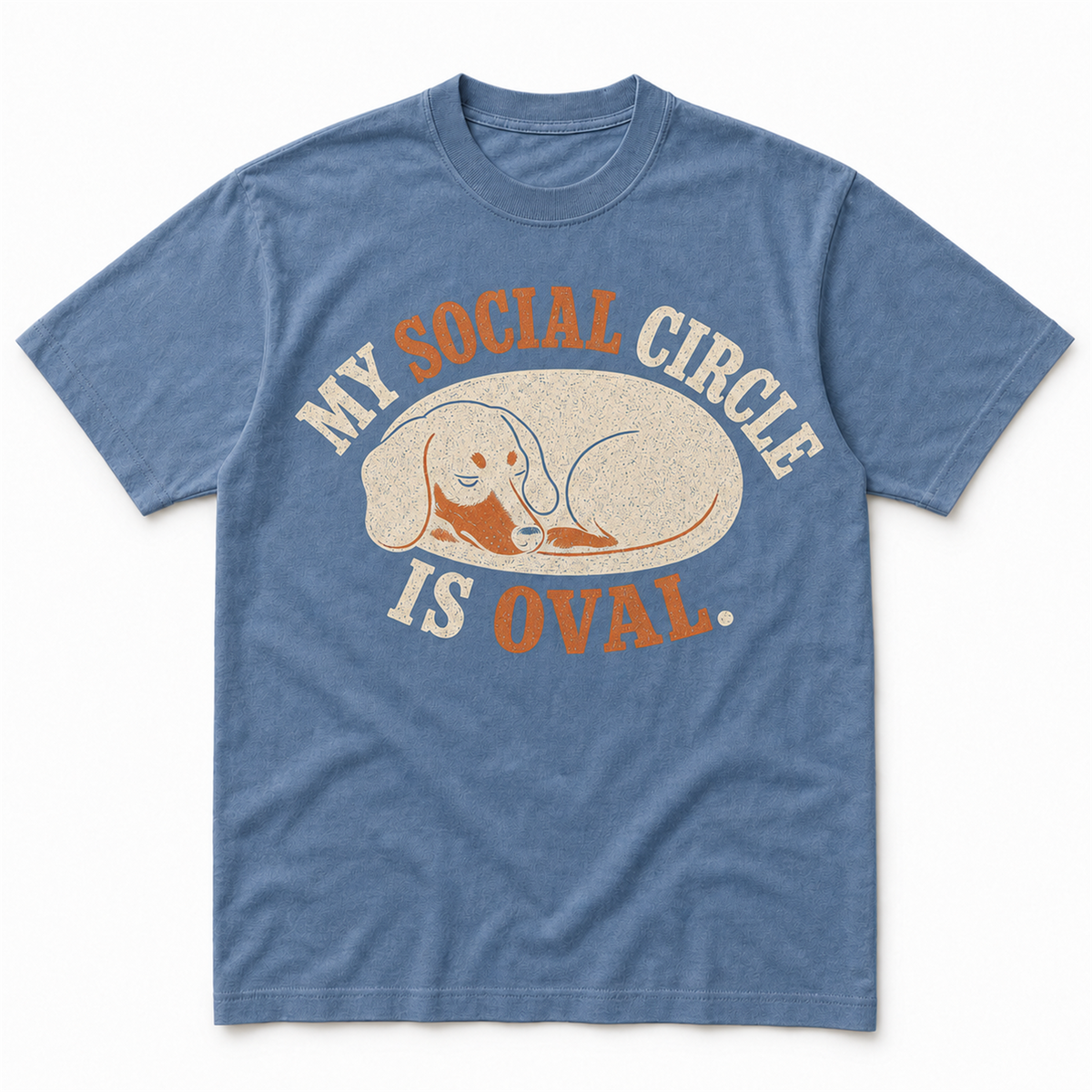Social Circle - Blue Jean T-shirt product view
