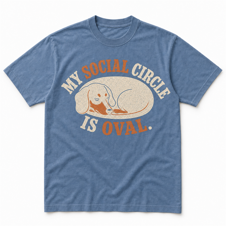 Social Circle - Blue Jean T-shirt product view