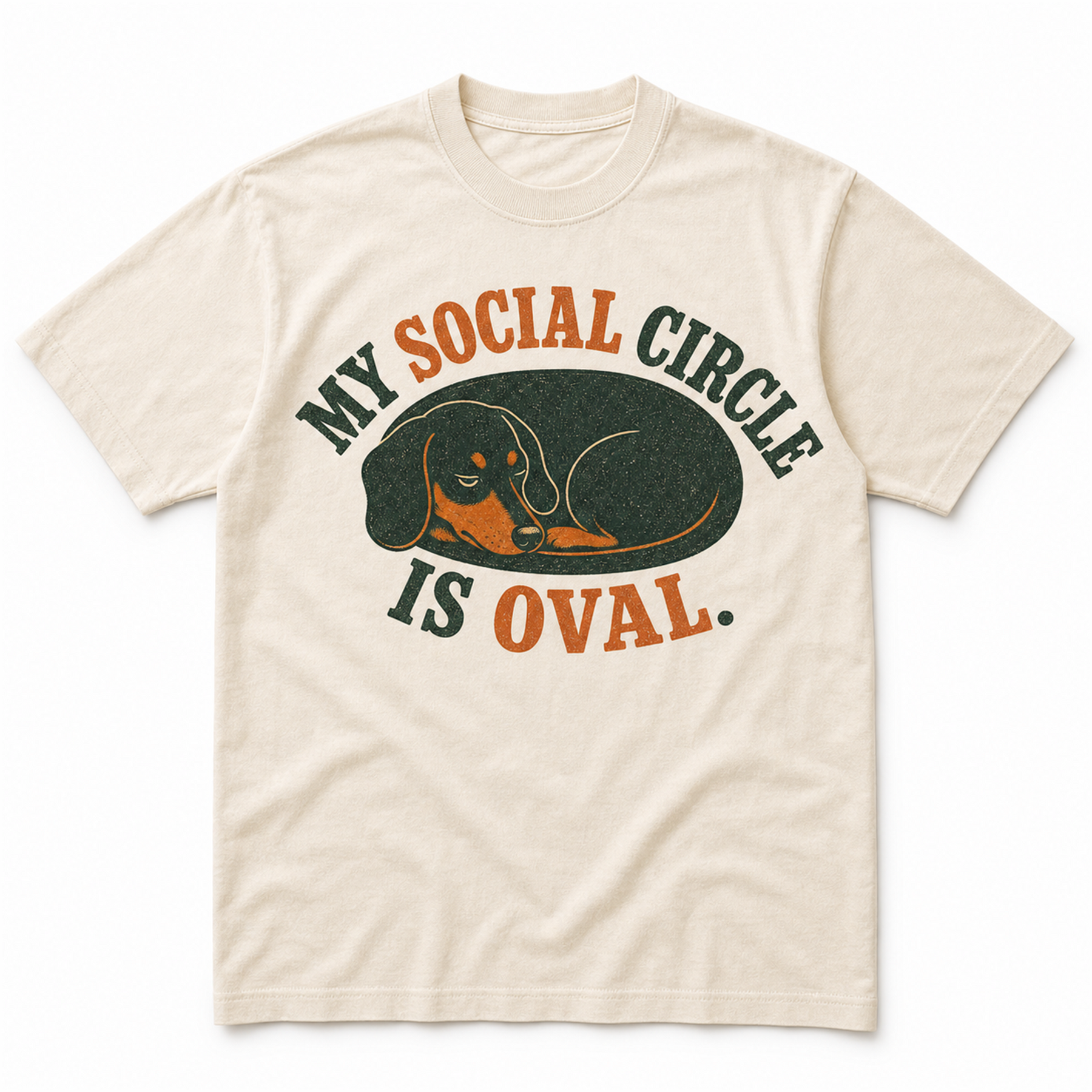 Social Circle - Ivory T-shirt product view