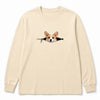 Custom Pet Peekaboo Sweatshirt - Sand
