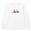 Custom Pet Peekaboo Sweatshirt - White