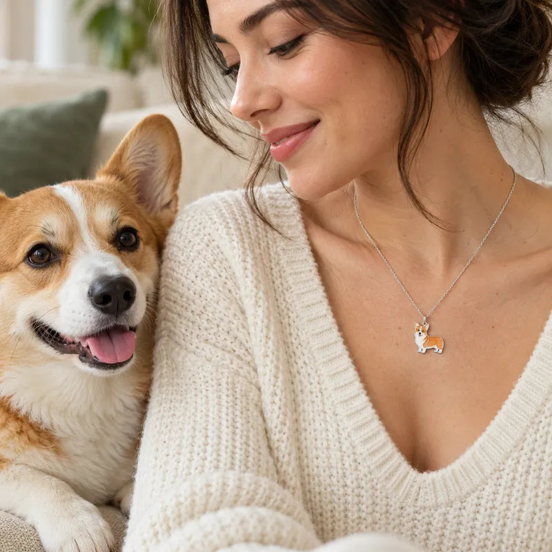 AI styling illustration: A corgi close to your heart